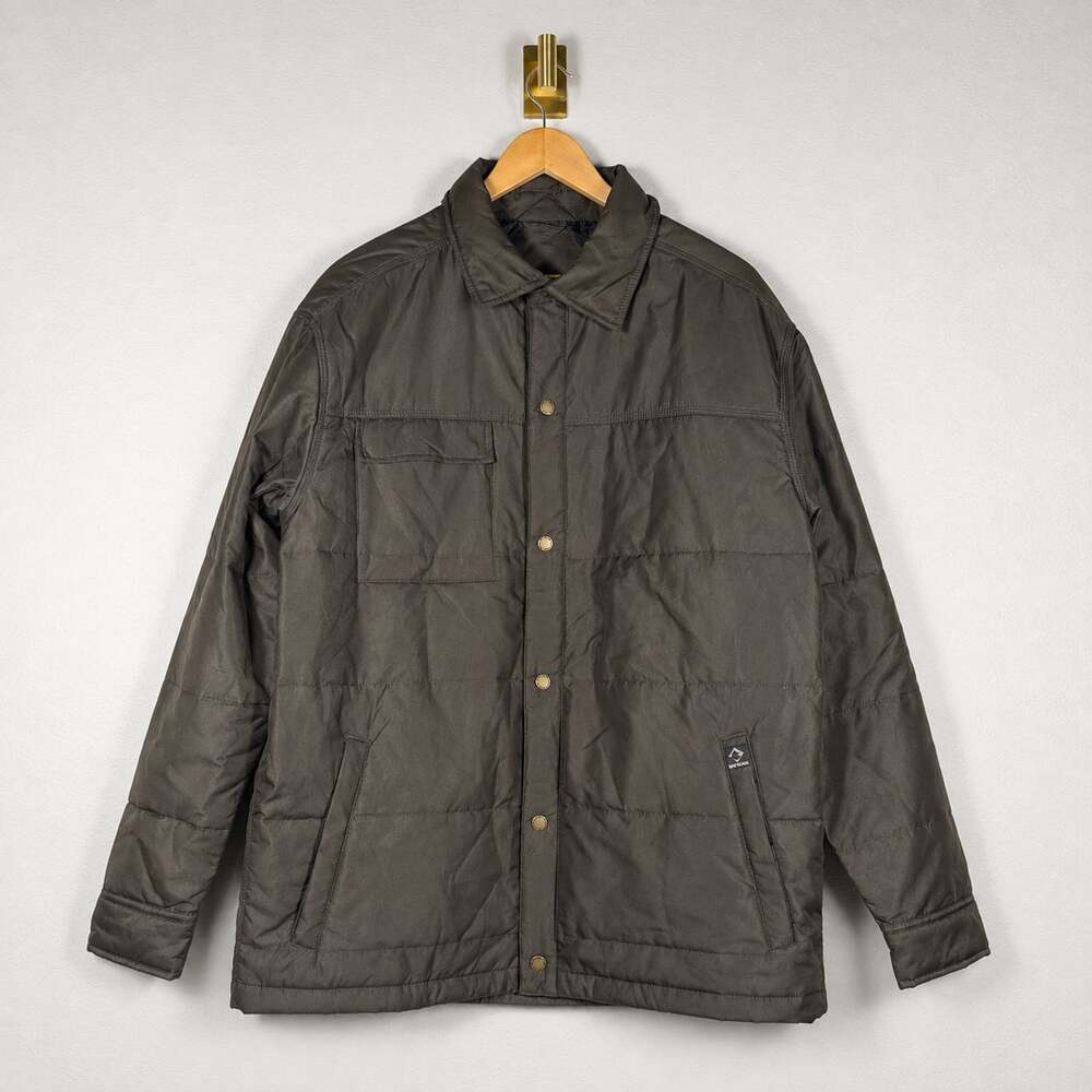 DRI DUCK Ranger 5368 Insulated Work Jacket Men’s L Brown Snap Front